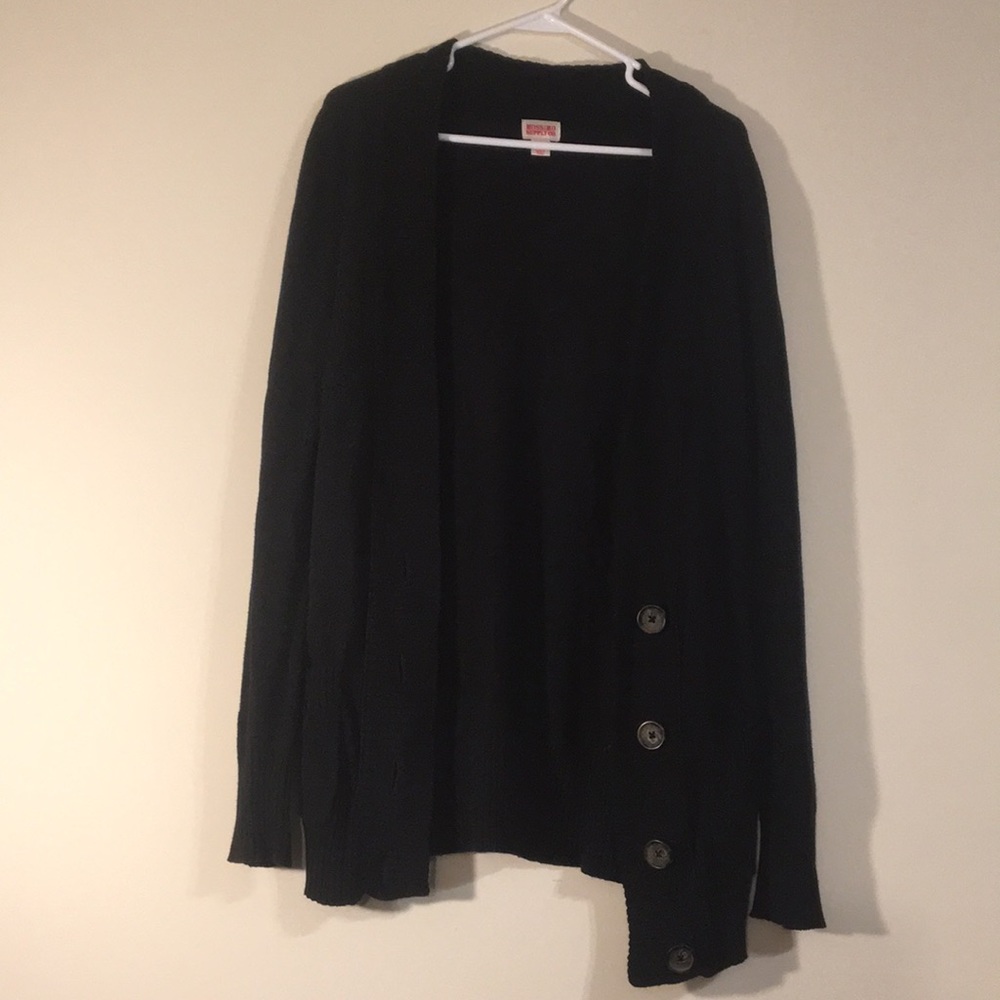 Black cardigan